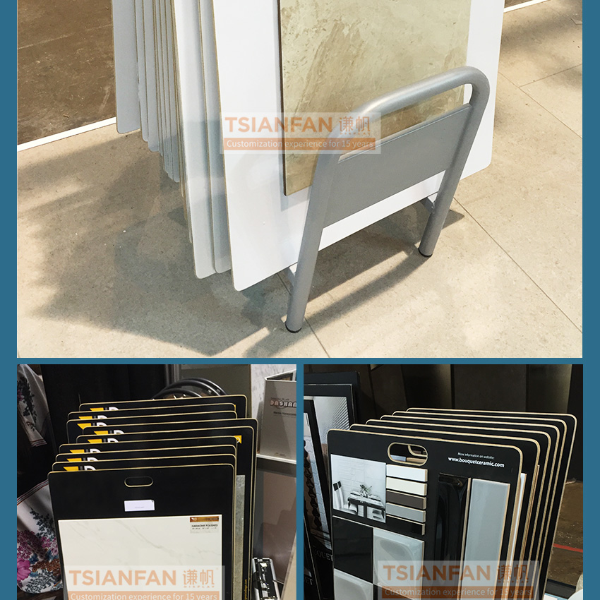 Ceramic marble mosaic tile Display Sample Board high quality MDF