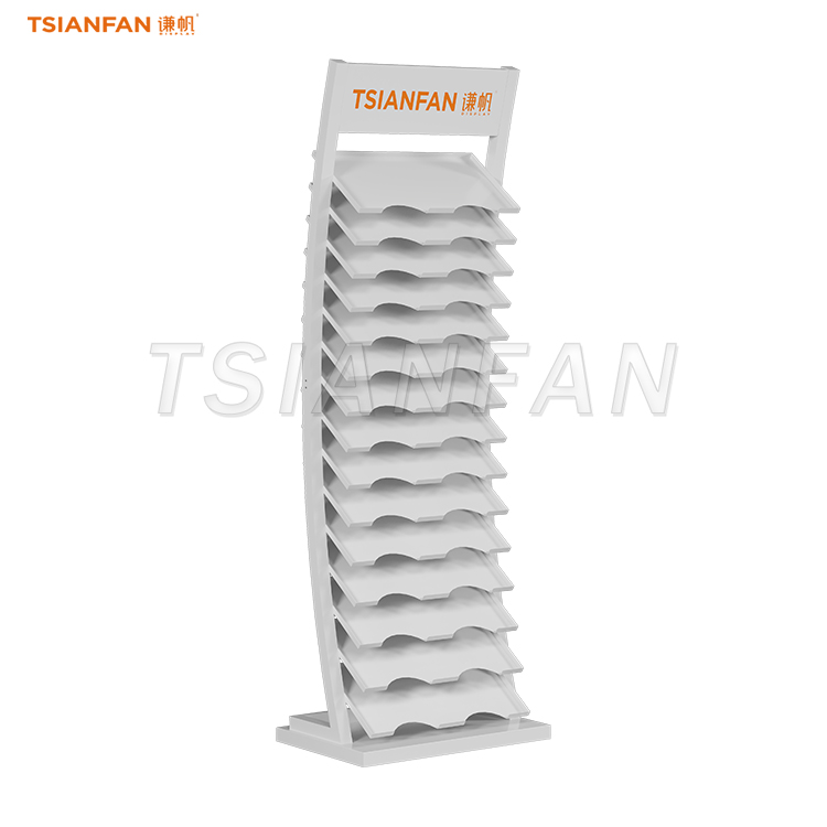 Triangular three-dimensional granite floor stand -SRL029