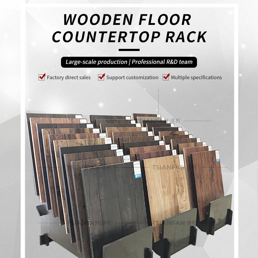 Wood board Countertop display stand desktop Show Display Rack