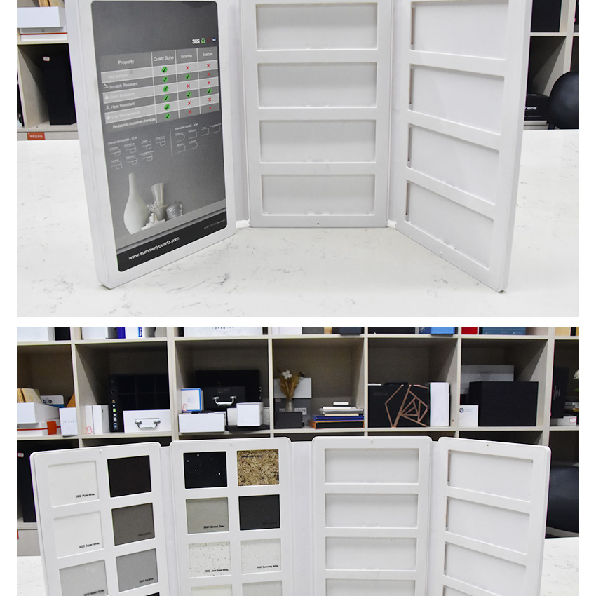 High Quality Plastic Marble Mosaic Granite Sample Display Books