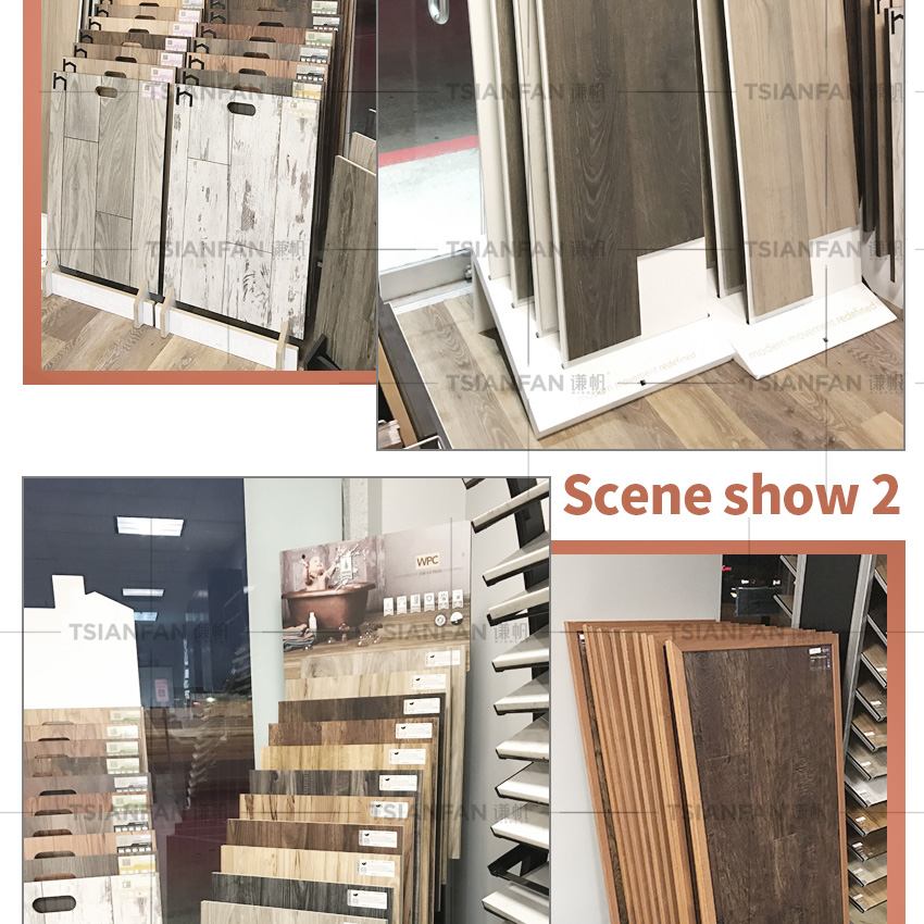 Wood board Countertop display stand desktop Show Display Rack