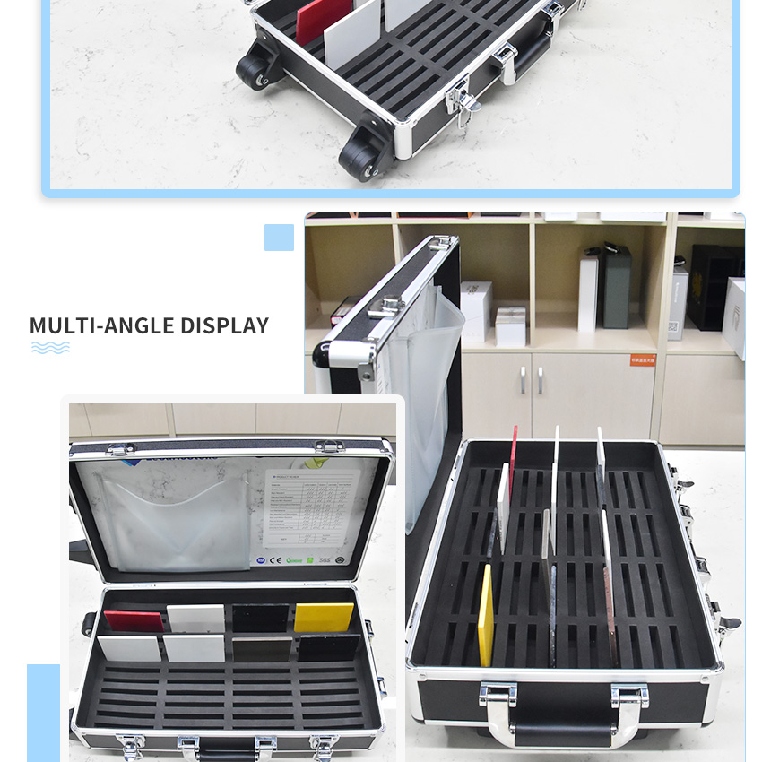 Aluminum Trolley Case Granite Quartz Ceramic Tile Carry Suitcase