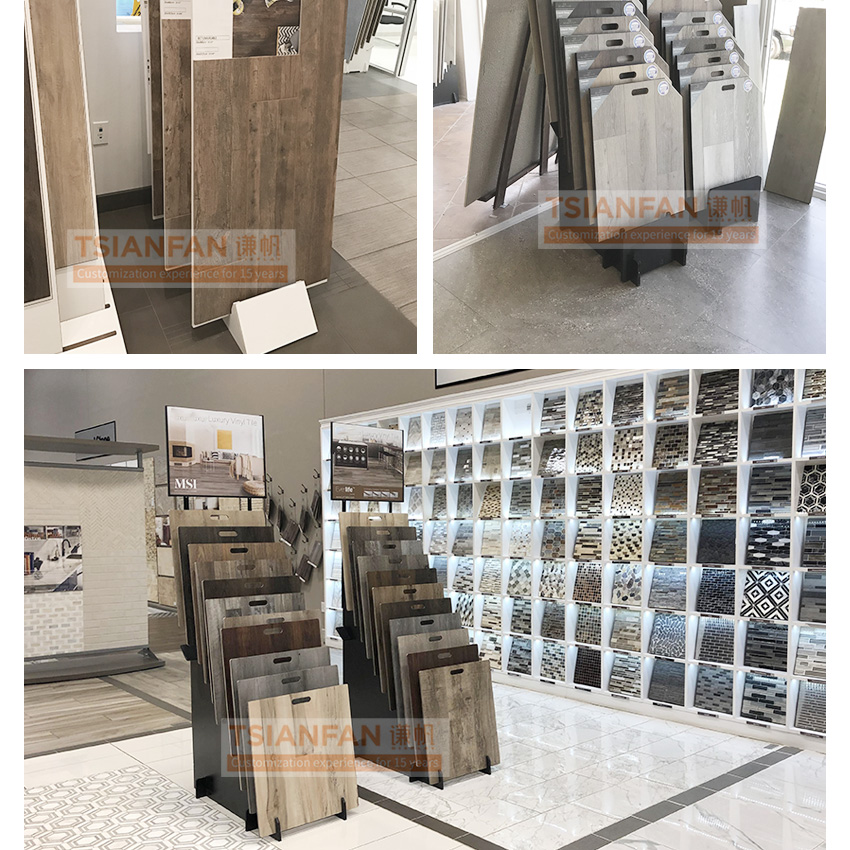 Solid Wood Countertop Display Rack Sample Wooden Floor Tabletop Rack