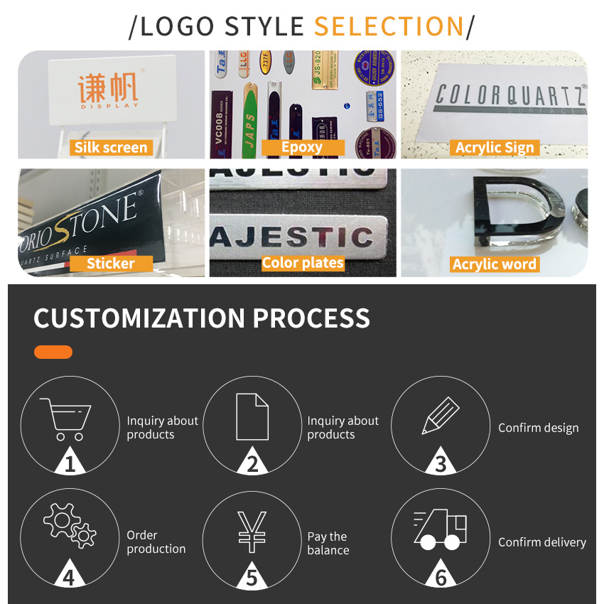 Personalized fashion tile display rack design, high quality materials, simple assembly, durable.