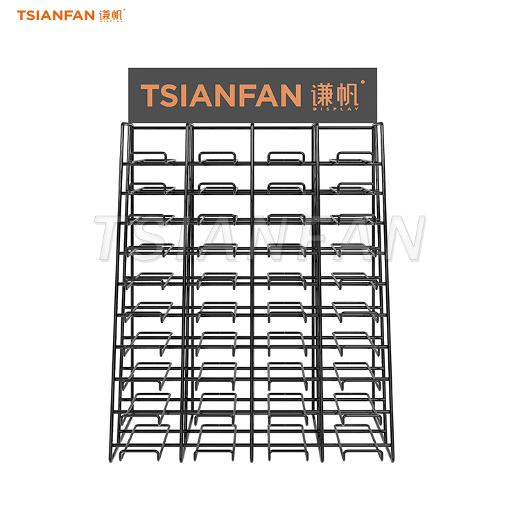 black granite stone table shelf for showroom-SRT010