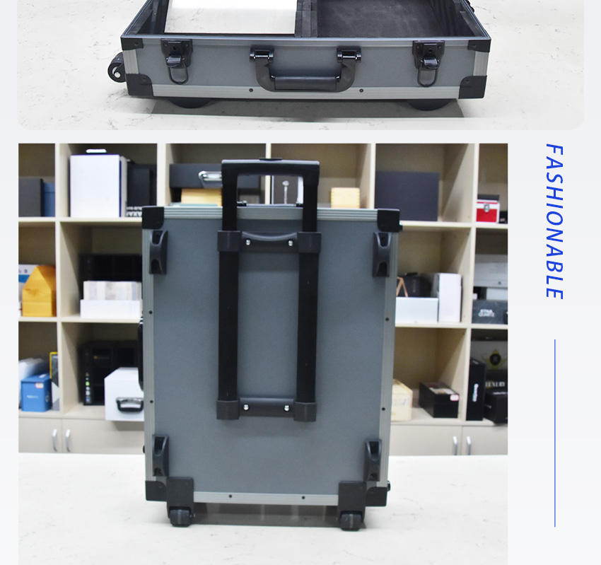 Quartz Slab Tile Display Suitcase With Wheel Stone Sample Case