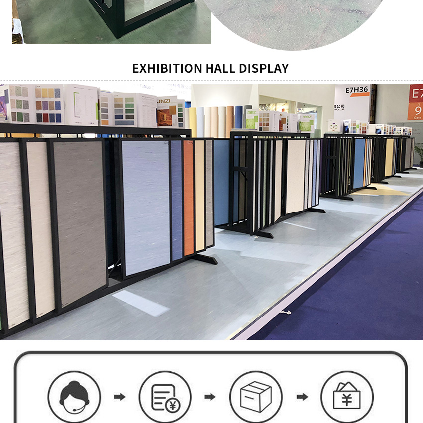 New Arrival Sample Ceramic Tile Wood Floor page turning Display Stand FYF004-1
