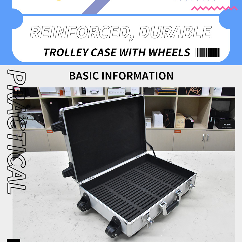 Marble Quartz PackagingTile Display Suitcase Case With Wheel