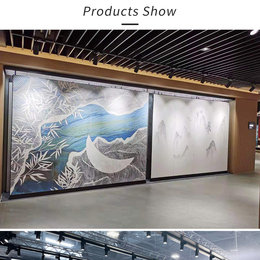 Tile Granite Slab Displays Panel sliding Display Racks For Showroom TL010-2