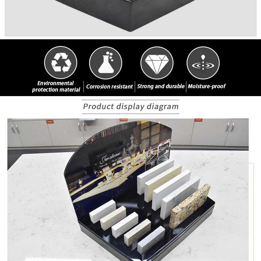 High Quality Sample Granite Marble Stone Tile Display Stand Rack TM033-2
