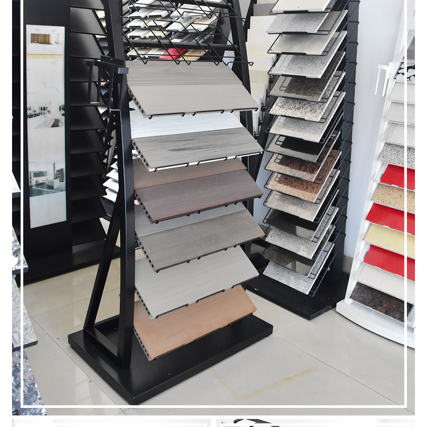Factory Customize Tile Ceramic Granite Marble Wood floor standing Display rack