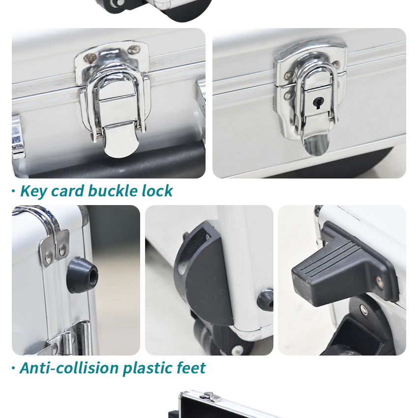 Marble Quartz PackagingTile Display Suitcase Case With Wheel