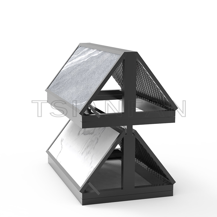 High Quality Quartz Stone Sample Desktop Spec Board Display Rack-SG023