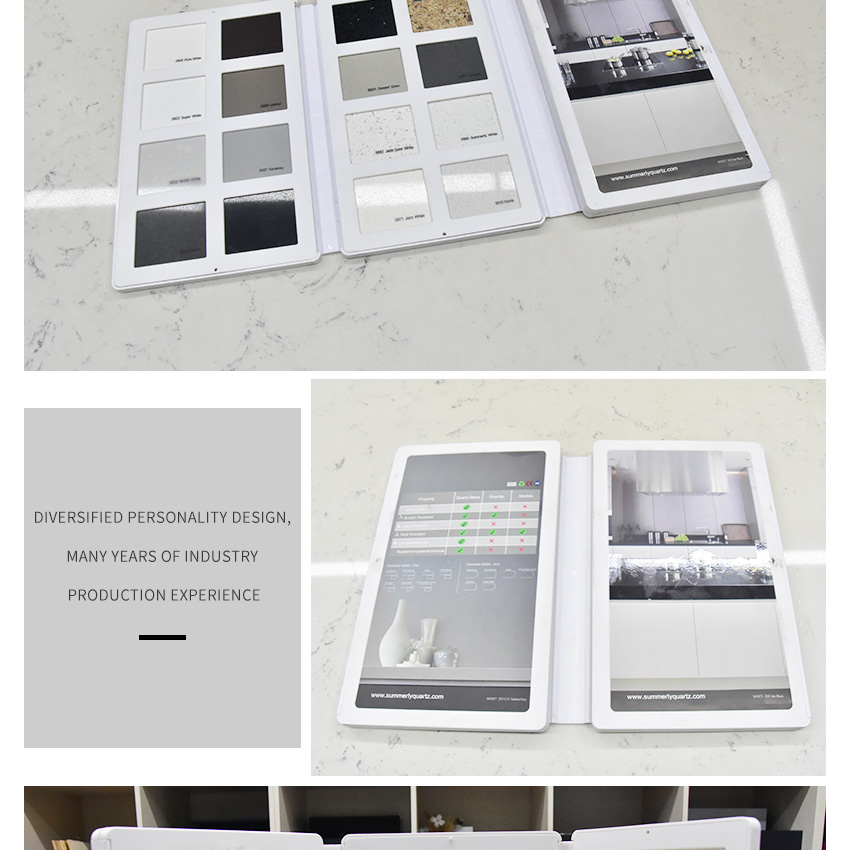 High Quality Plastic Marble Mosaic Granite Sample Display Books