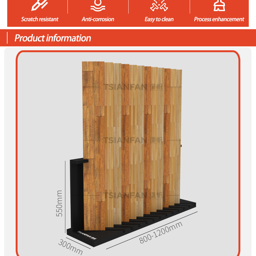 Wooden Flooring Stand Hardwood Display Racks Floor Wood Rack