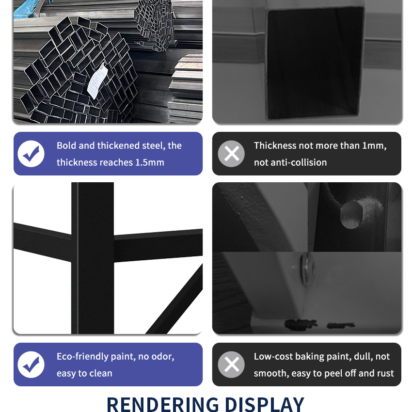 Large tile Board push pull display rack level display frame