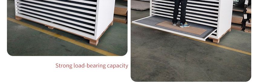 Tile Ceramic Marble Granite Stone Metal Drawer sliding display Cabinet