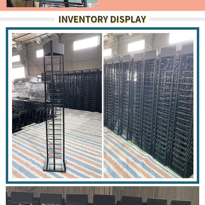 Tower Steel Ceramic Marble Granite Quartz Tile Floor stand Display Rack SRL004