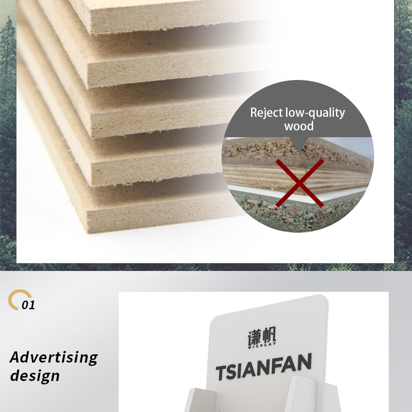 Hot Sale Steel Custom Hardwood Type Wooden Floors Tile Display Rack