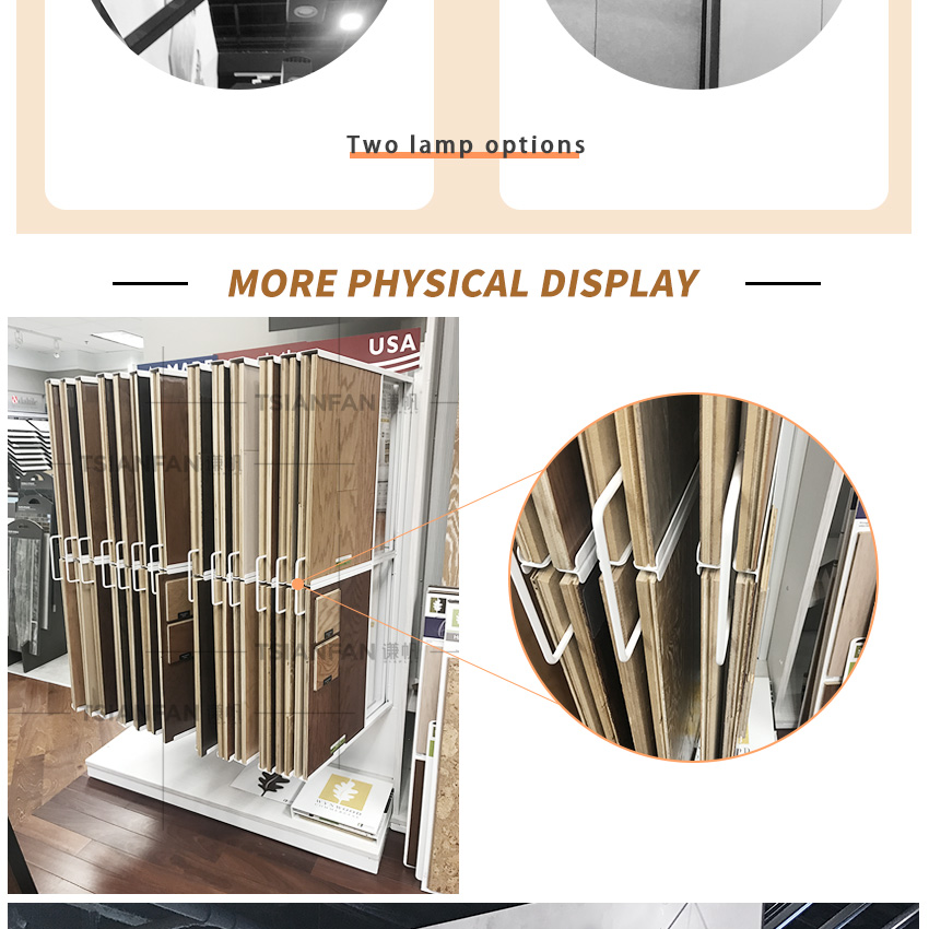 High Quality Marble Granite Quartz Tile Sample Stone page turning Display Racks