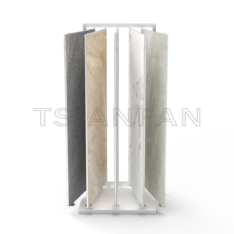 Wholesale Hall Artificial Stone Marble Sample Flipping Display Rack -SG1008