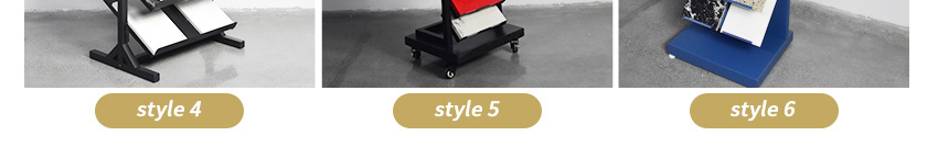 Showroom design Hardwood floor Solid wood floor Metal display Shelf