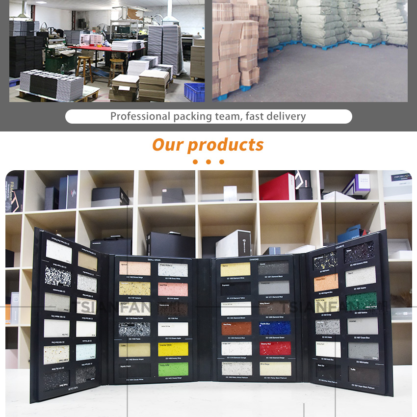 Marble Mosaic Granite Stone Sample Book High Quality Plastic Box