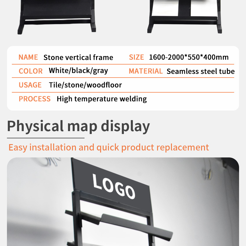 Hot Sale Granite Marble Ceramic Tile Stone Sample Floor display Standing rack