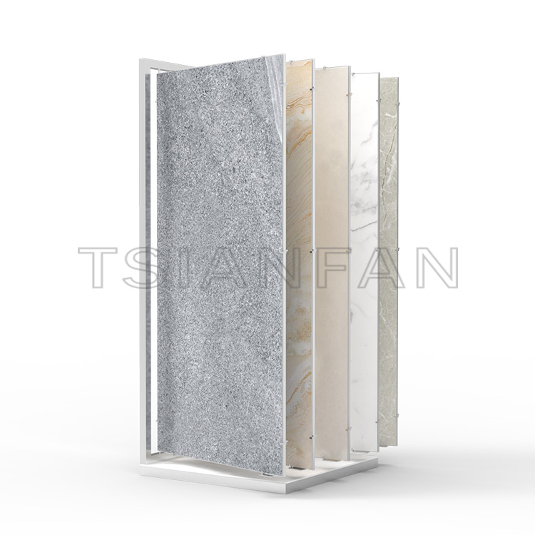 Wholesale Hall Artificial Stone Marble Sample Flipping Display Rack -SG1008