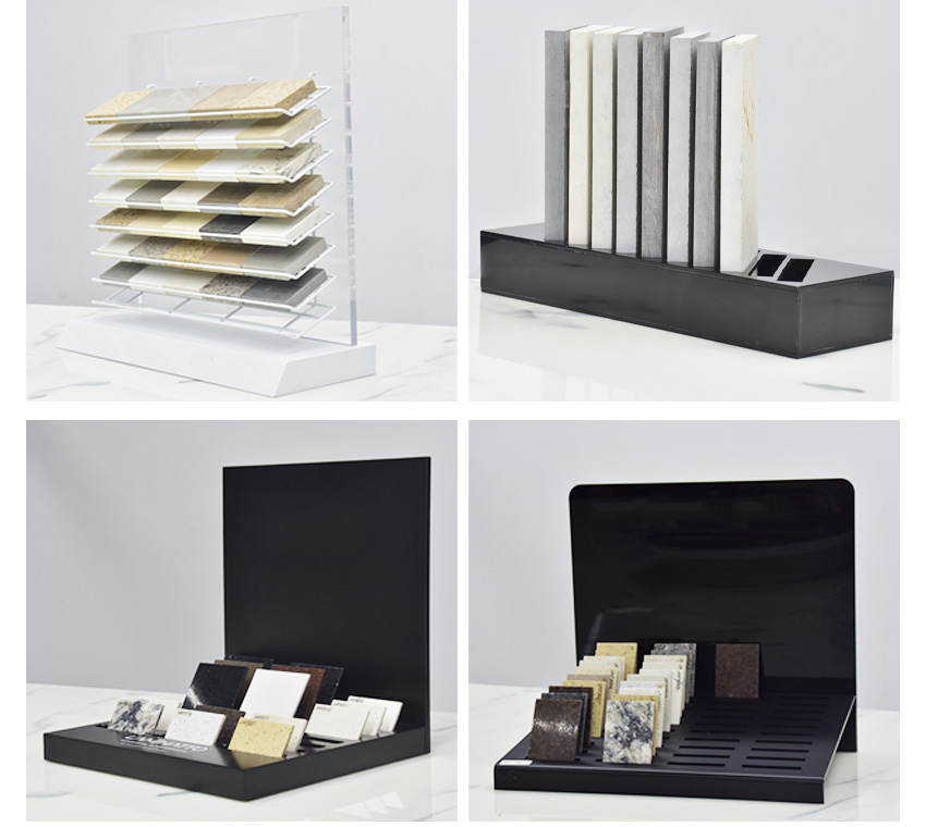 High Quality Sample Granite Marble Stone Tile Display Stand Rack TM033-2
