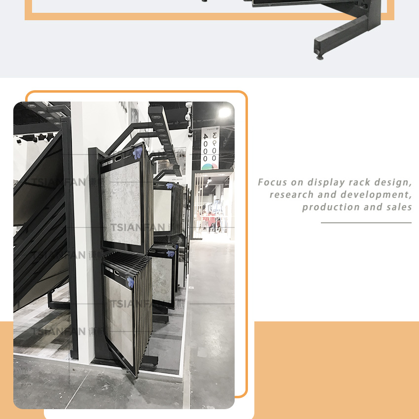 High Quality Marble Granite Quartz Tile Sample Stone page turning Display Racks