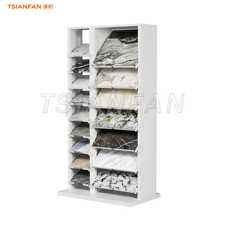 marble stone display shelf