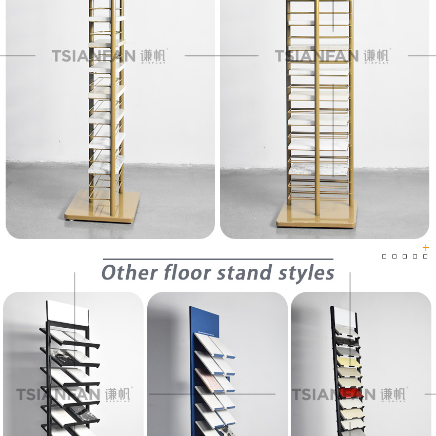 Metal Ceramic Tile Marble Quartz Stone Sample Display Stand