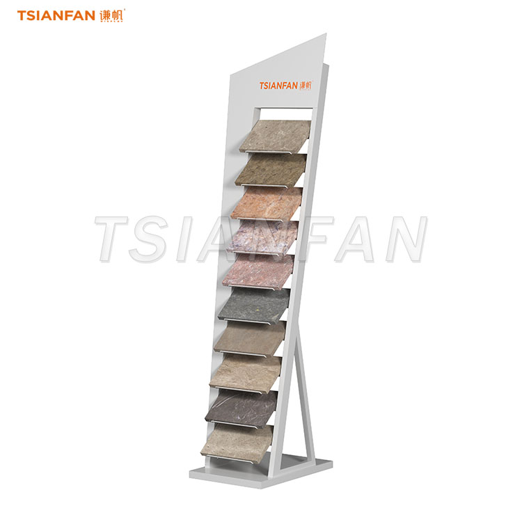 custom stone exhibit racks
