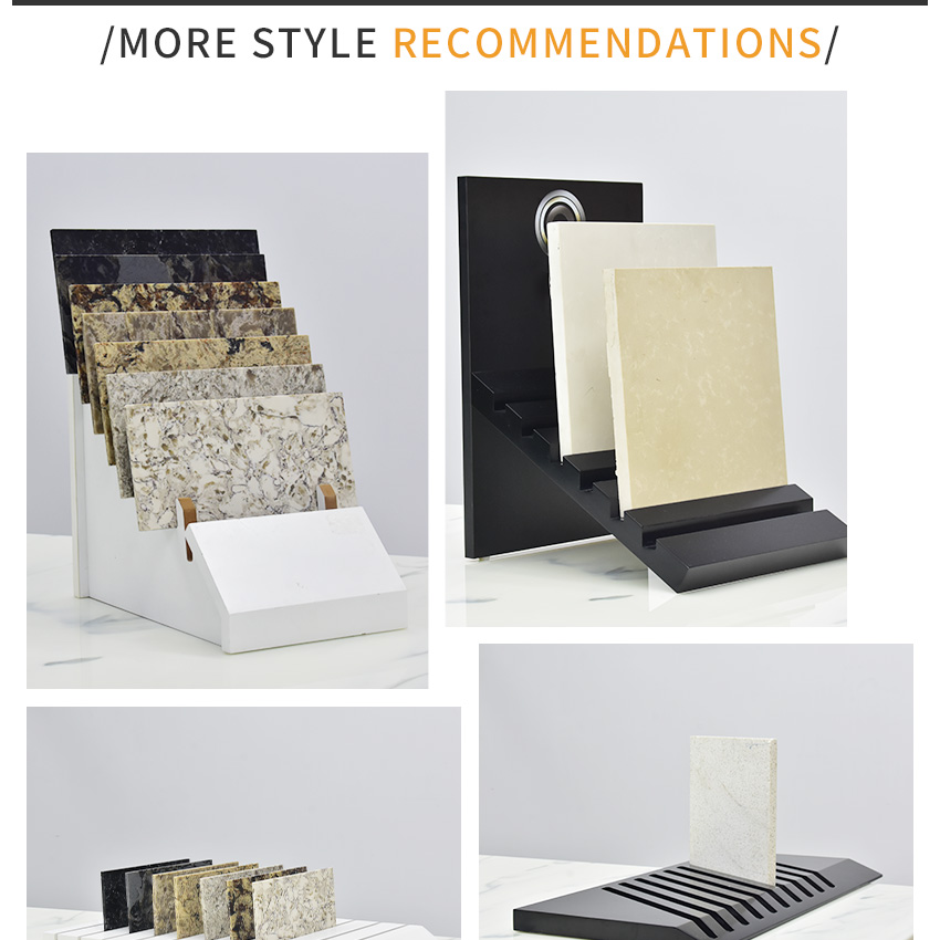 Metal tile Mosaic Granite Ceramics Tile Sample Countertop display Stand