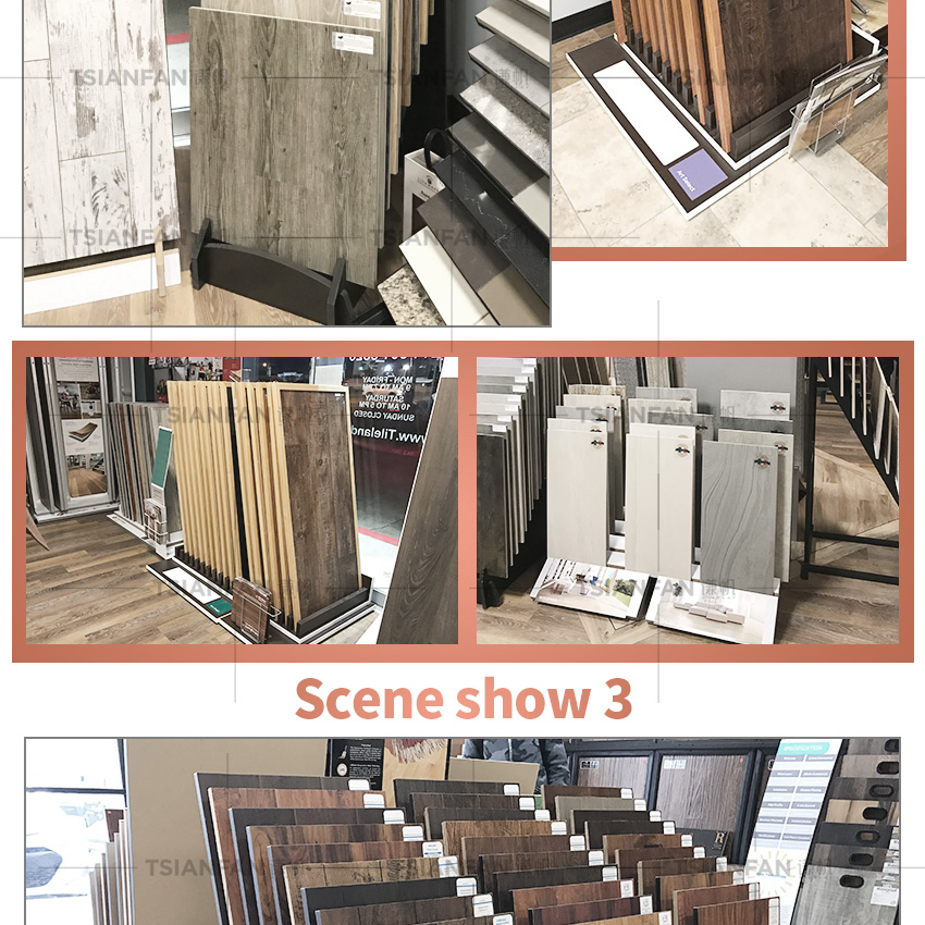 Wood board Countertop display stand desktop Show Display Rack