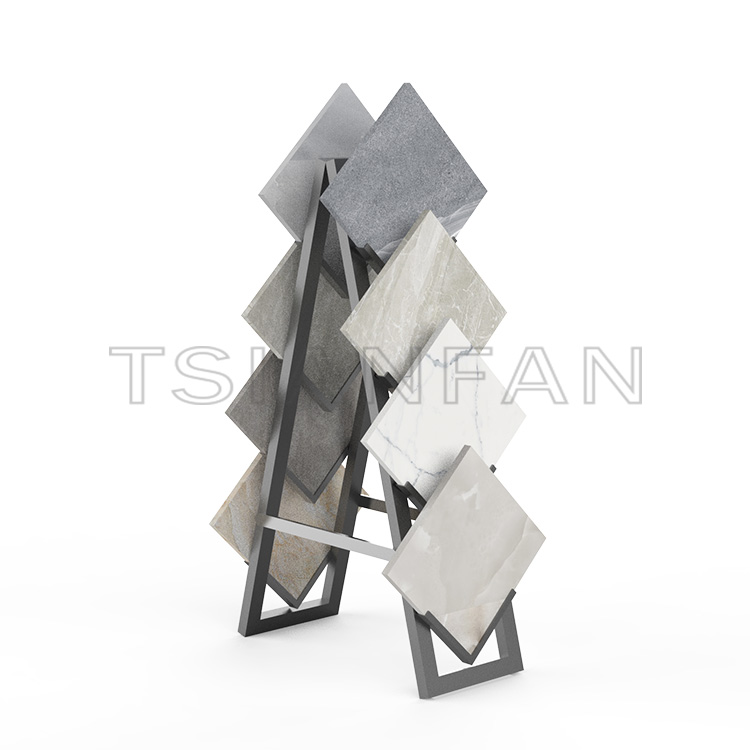 Cheap Wholesale Waterfall Quartz Stone Compact Show Stand-SG909