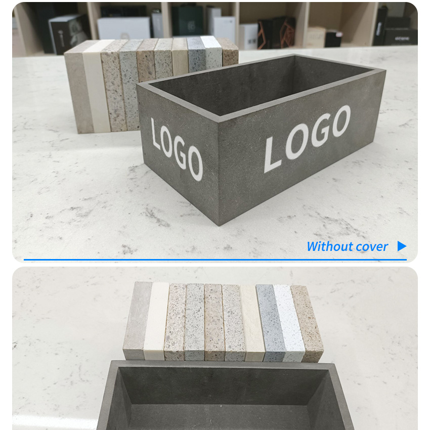 High Quality Ceramic Marble Packaging Boxes Display rack Granite Quartz Portable Wooden Case