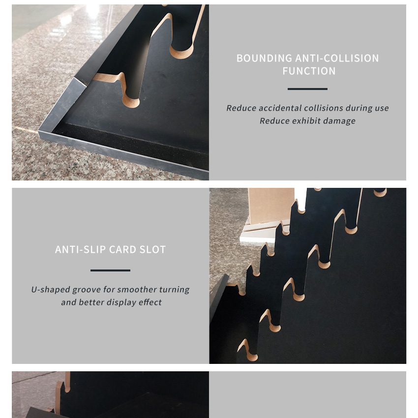 Design Wood Marble Granite Quartz Tile Sample desktop Show Countertop Display Stand
