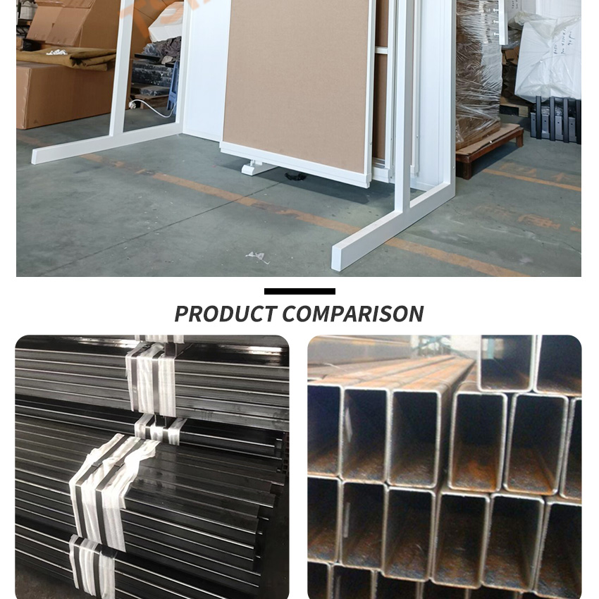 Large tile stone board hanging sliding display rack Steel display frame