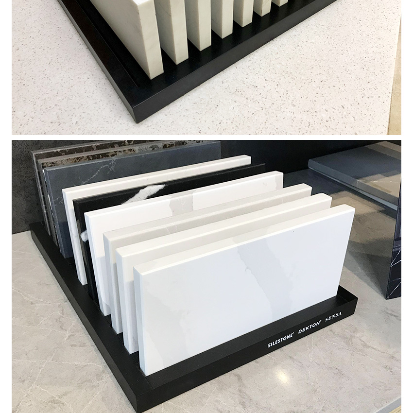 Tabletop Racks Quartz Marble Granite Rock Panel Ceramic Sample Stone