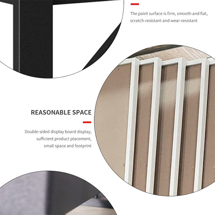 Customize Large tile marble slab page turning sliding display rack metal flooring rack