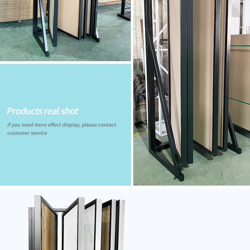 New Arrival Sample Ceramic Tile Wood Floor page turning Display Stand FYF004-1