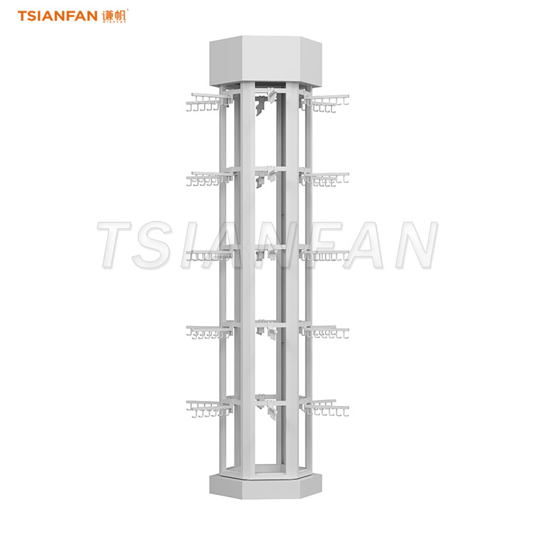 Compact Mosaic Tile Display Stand ML106 - Side Angle
