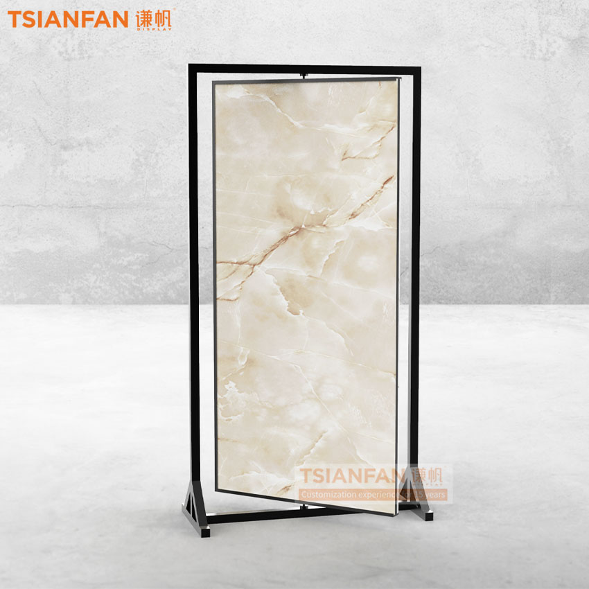 2023 Design black tile marble slabs sample display drawers exporter