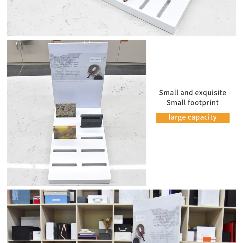 Metal tile Mosaic Granite Ceramics Tile Sample Countertop display Stand