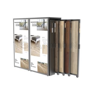 Design Customize trade Solid wood floor push pull-out Display Rack-WT4005