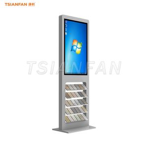 Durable tile display stands with digital screen-SRL160