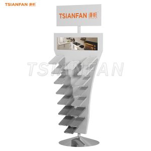 Eco-friendly Stone Display Solutions Stone Sample Show Rack-SRL009