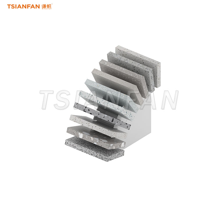 exhibition display racks slotted countertop display stand-SRT501 - Image 3